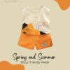 8_20250526_212802_0002 Yellow Tangerine Shorts & T-Shirt – Cat Print