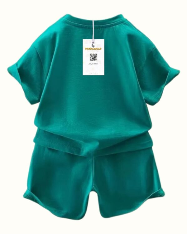 Tortoise Shorts & Crocodile T-Shirt Set – Casual Summer Outfit for Boys